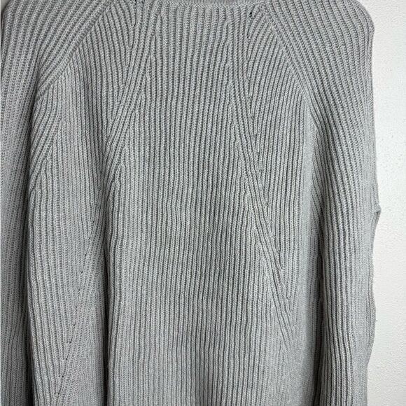 J. Jill one size cotton pullover sweater gray NWT - Picture 3 of 7